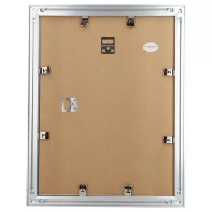 Alu-Bilderrahmen Aluline 50x70 cm (40x60 cm) | silber | Normalglas (2 mm)