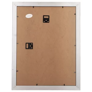 Holz-Bilderrahmen Grado 10x15 cm | silber | Normalglas (2 mm)