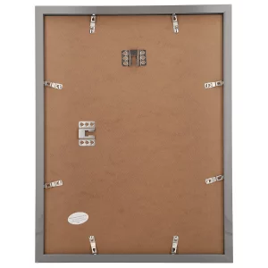 Kunststoff-Bilderrahmen Trendstyle 24x30 cm | stahl | Normalglas (2 mm)