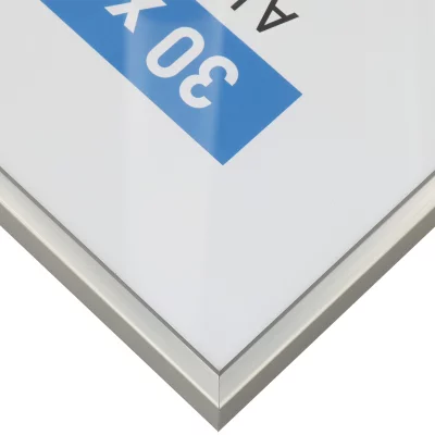 Rama aluminiowa Accent 21x29,7 cm (A4) | perłowy merkury | szkło standardowe (2 mm)