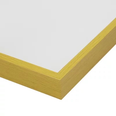 Thumbnail von Alu-Bilderrahmen Barth NXT mit Distanzleiste, Serie 1131 Gelb - Furnier Holzoptik Bild 6
