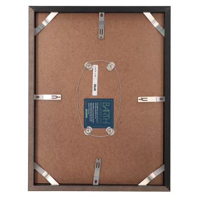 Houten fotolijst BARTH serie 210 30x40 cm | essenhout, zwart gekleurd | normaal glas (2 mm)