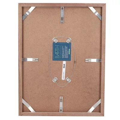 Houten fotolijst BARTH serie 210 30x40 cm | notenboom, natuur | normaal glas (2 mm)