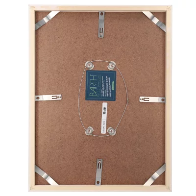 Houten fotolijst BARTH serie 210 30x40 cm | populier, wit gekleurd | normaal glas (2 mm)
