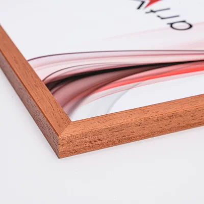 Træramme til diplomer og beviser, A3 29,7x42 cm (A3) | Kirsebær | Normalglas (2 mm)