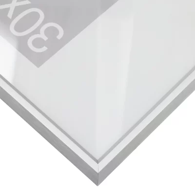 Rama aluminiowa Mizar na wymiar naturalny, matowy | szkło standardowe (2 mm)