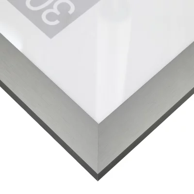 Rama aluminiowa Antares na wymiar kontrastowy szary | szkło standardowe (2 mm)