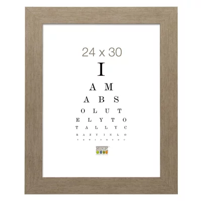 Drewniana rama do obrazu Heibaart 30x45 cm | brąz | szkło standardowe (2 mm)