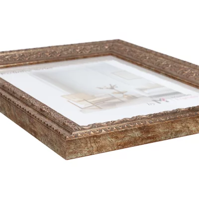 Exclusieve Houten lijst Fomat 80x120 cm | brons | kunstglas (1,5 mm)