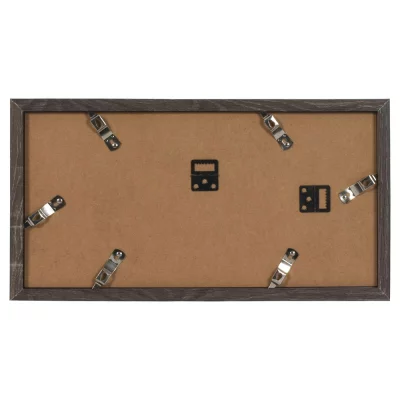 Multi fotokader van hout Modern 3x10x15 cm | donkergrijs | normaal glas (2 mm)