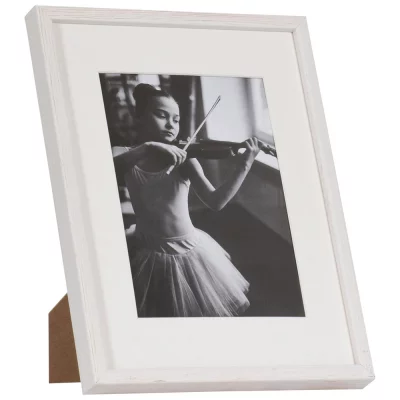 Houten kader Viola 10x15 cm | wit | normaal glas (2 mm)