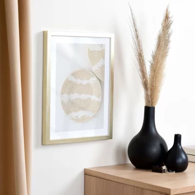 Holzrahmen Figari Maßanfertigung antiksilber | Normalglas (2 mm)