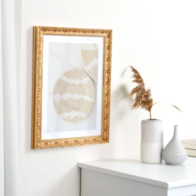 Barok kader Versailles op maat goud | normaal glas (2 mm)