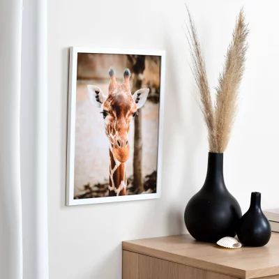 Holzrahmen Maßanfertigung Top Pro S weiß | Kunstglas UV 99 entspiegelt (2 mm)