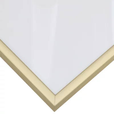 Rama aluminiowa Classic 59,4x84,1 cm (A1) | złoto matowe | szkło standardowe (2 mm)