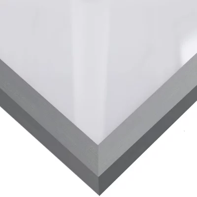 Træramme specialskåret, Loft 15 Grå | Normalglas (2 mm)