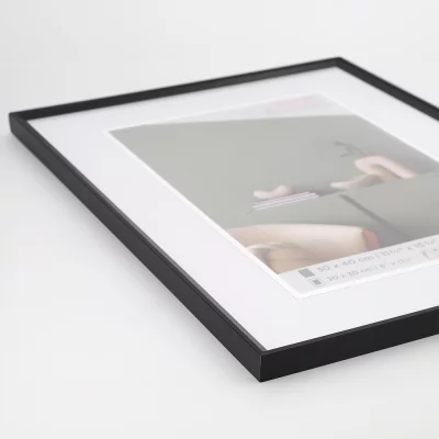 Kunststof kader Desire 10x15 cm | zwart | kunstglas (2 mm)