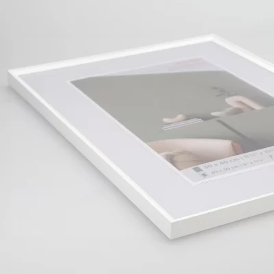Kunststof kader Desire 10x15 cm | wit | kunstglas (2 mm)