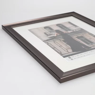 Kunststof kader Venice 13x18 cm | staal | normaal glas (2 mm)