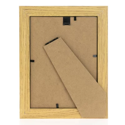 Houten kader Perugia (MDF) 20x30 cm | bruin-zwart | normaal glas (2 mm)