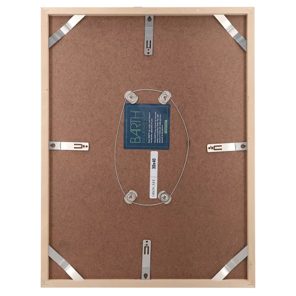 Holz Bilderrahmen BARTH - Serie 209 - Maßanfertigung Pappel natur | Normalglas (2 mm)