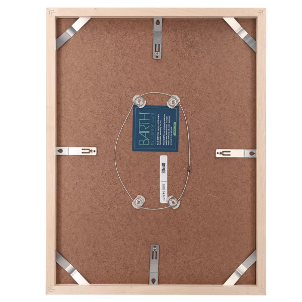 Holz Bilderrahmen BARTH - Serie 210 - Maßanfertigung Ahorn | Normalglas (2 mm)