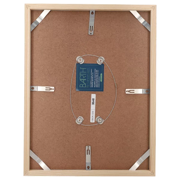 Holz Bilderrahmen BARTH - Serie 210 - Maßanfertigung Esche | Normalglas (2 mm)