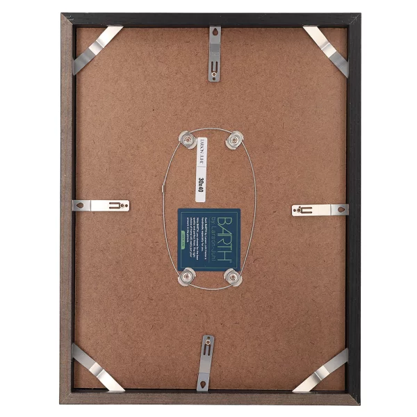 Cadre amovible en bois série 210 30x40 cm | frêne noir | verre standard (2 mm)