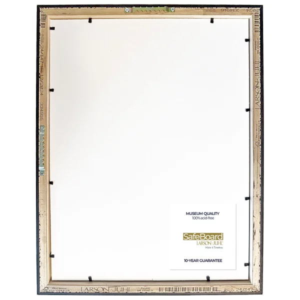 Holz-Bilderrahmen Veneto 50x60 cm | Creme-Gold | Normalglas (2 mm)