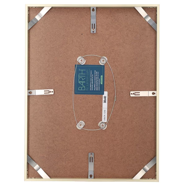 Cadre amovible en aluminium série 916 13x18 cm | or | verre standard (2 mm)