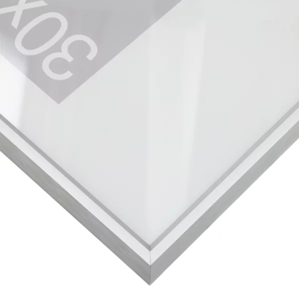 Cadre en aluminium Mizar 70x90 cm | naturel mat | verre standard (2 mm)