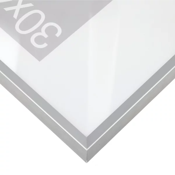 Cadre en aluminium Wega 70x90 cm | naturel mat | verre standard (2 mm)