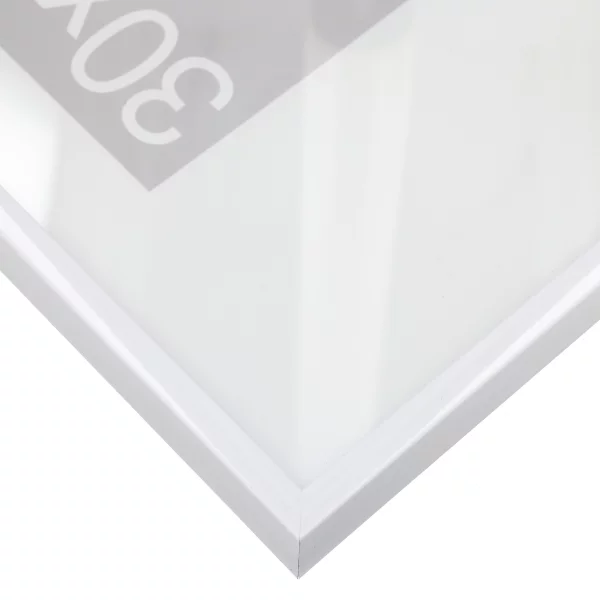 Cadre en aluminium Superba 42x59,4 cm (A2) | blanc 9016 | verre standard (2 mm)