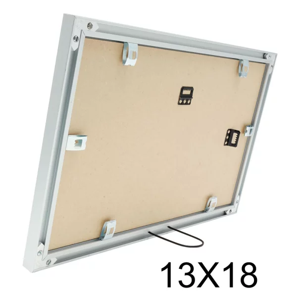 Cadre multi photos Jade pour 2 photos 10x15 cm | argent | verre standard (2 mm)