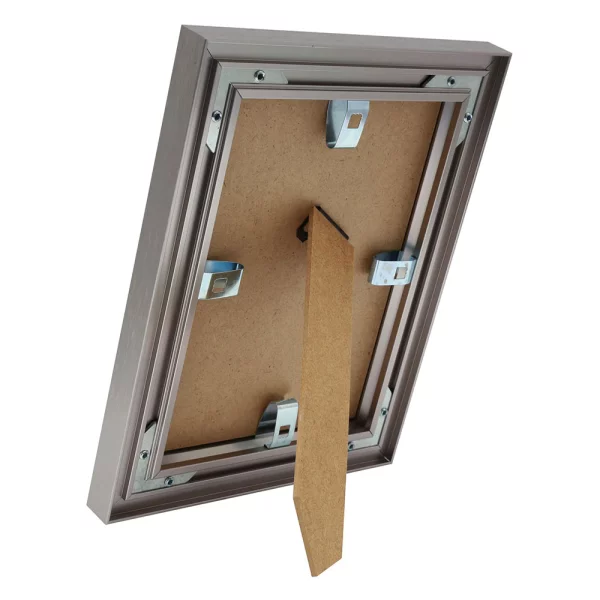 Alu Bilderrahmen Louis 30x30 cm | Bronze | Normalglas (2 mm)