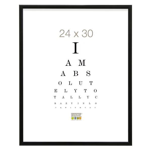 Cadre en aluminium Julie 18x24 cm | noir | verre standard (2 mm)