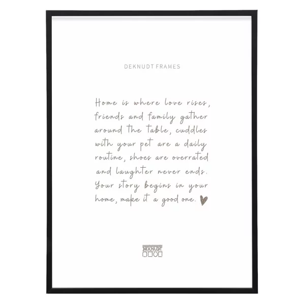 Cadre en aluminium Lina 10x15 cm | noir | verre standard (2 mm)
