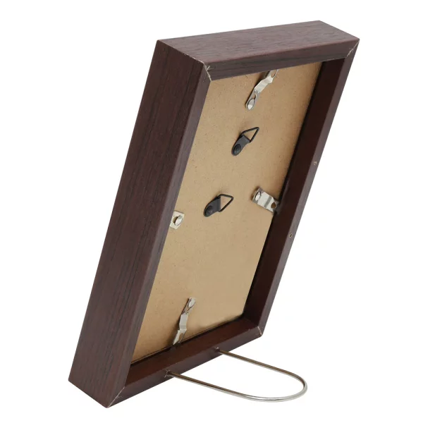 Holz Bilderrahmen Louise mit Passepartout 40x50 cm | Braun | Normalglas (2 mm)