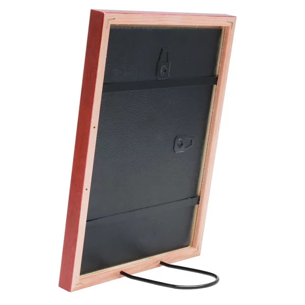 Cadre en bois Lola 9x13 cm | rouge | verre standard (2 mm)