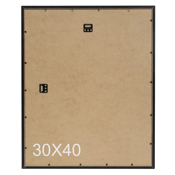 Cadre en bois David avec passe-partout 15x20 cm (10x15 cm) | blanc | verre standard (2 mm)