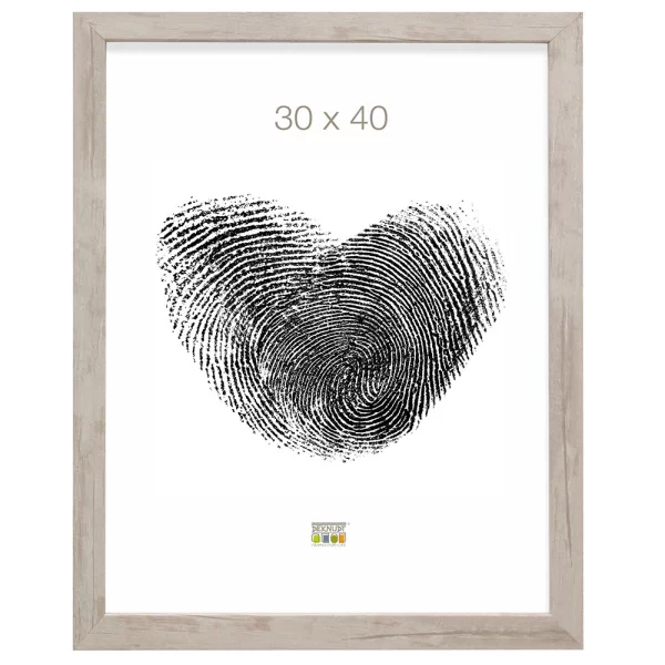 Holz Bilderrahmen Paul 40x50 cm | Natur hell | Normalglas (2 mm)