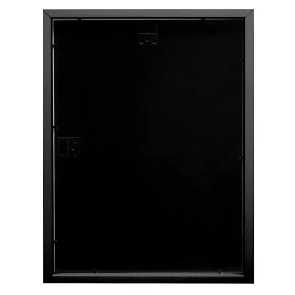 Set de cadres en bois – 6 cadres avec passe-partout noir | verre standard (2 mm)