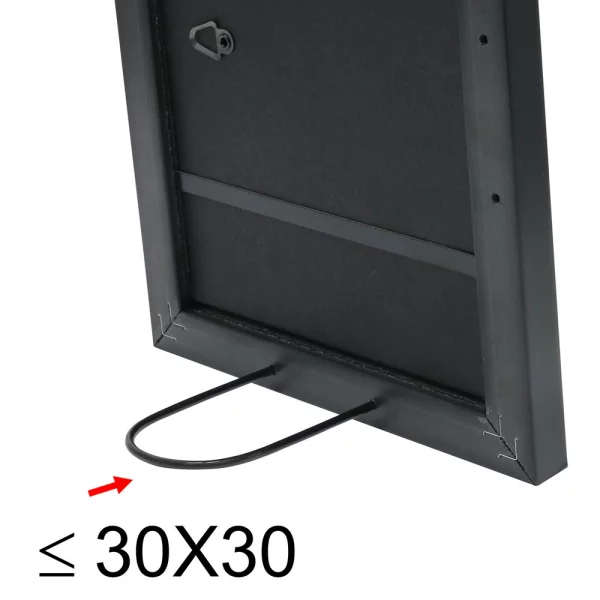 Cadre en plastique Ella 10x15 cm | or-noir | verre standard (2 mm)