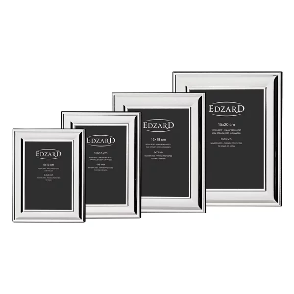 Cadre photo Sunset 9x13 cm | argent | verre standard (2 mm)