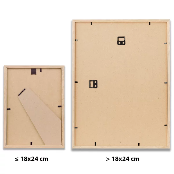 Cadre en bois Tisar 10x15 cm | blanc | verre synthétique (1 mm)