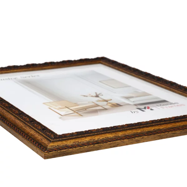 Cadre en bois exclusif Assop 13x18 cm | brun | verre standard (2 mm)