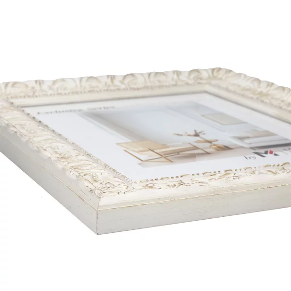 Exklusiv-Holzrahmen Gjain 29,7x42 cm (A3) | Weiß | Normalglas (2 mm)