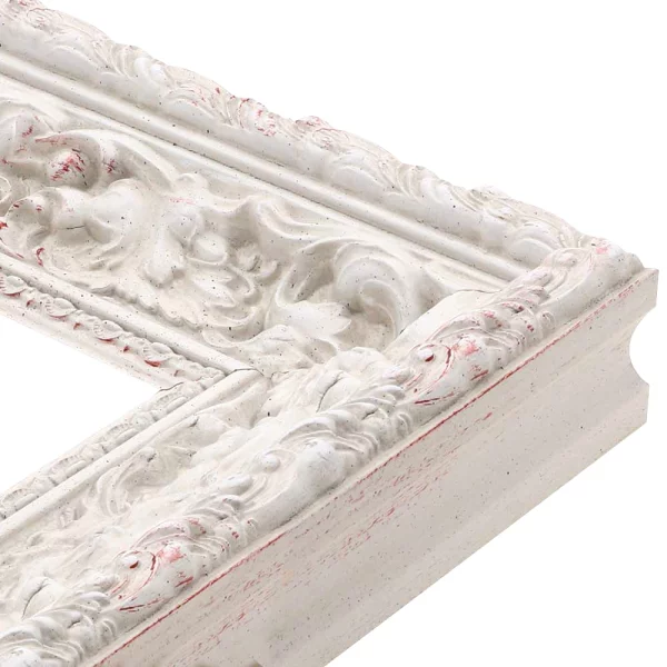 Exklusiv-Holzrahmen Calinda 29,7x42 cm (A3) | Weiß | Normalglas (2 mm)