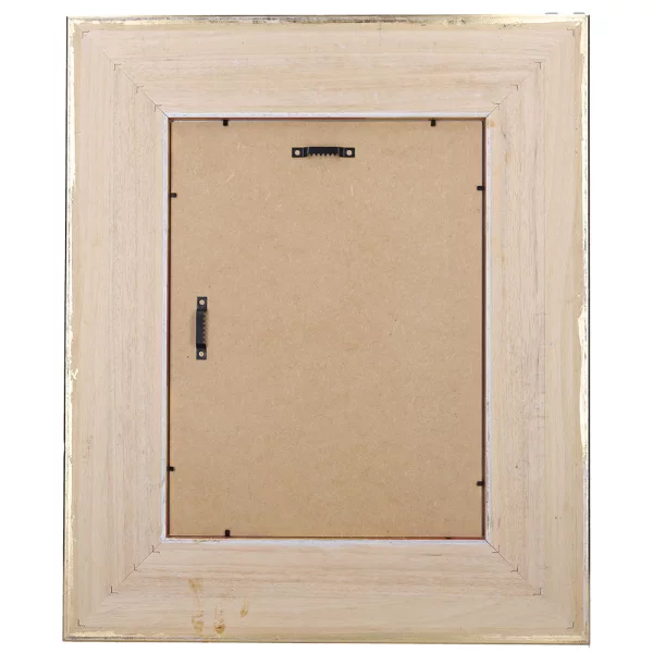 Exklusiver Holz-Bilderrahmen Lukanda 20x30 cm | Gold | Normalglas (2 mm)