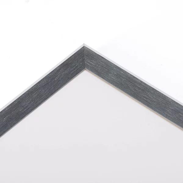 Holz Bilderrahmen Wadi 10x10 cm | Grau | Normalglas (2 mm)